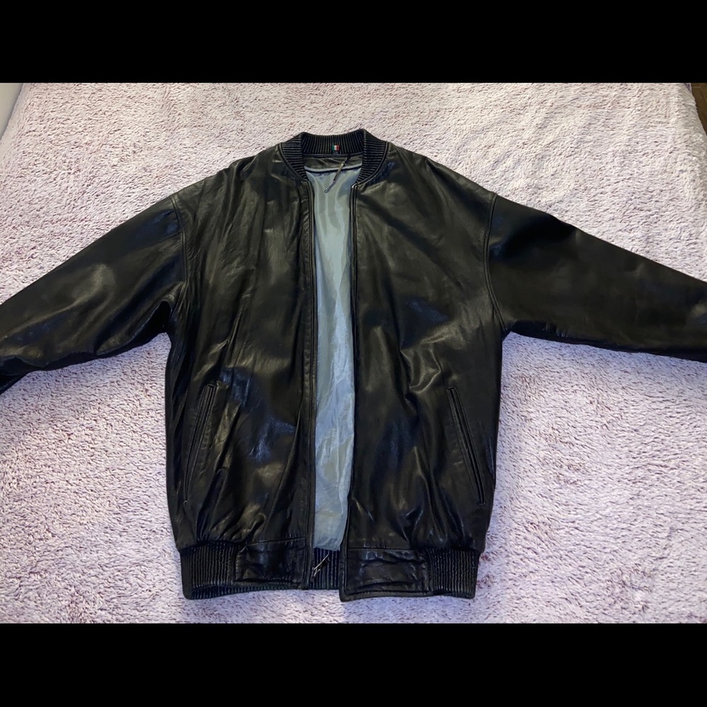 KNOLES & CARTER leather jacket